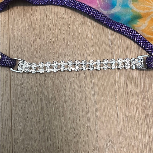 Purple Rhinestone Bikini Set - Picture 7 of 17